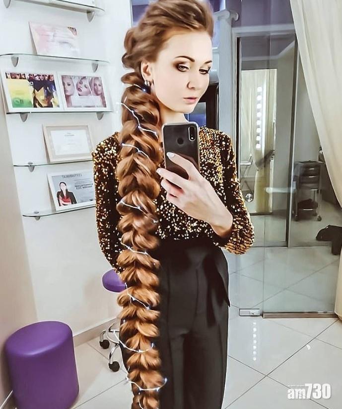 長長的辮子另有一番韻味。(互聯網)