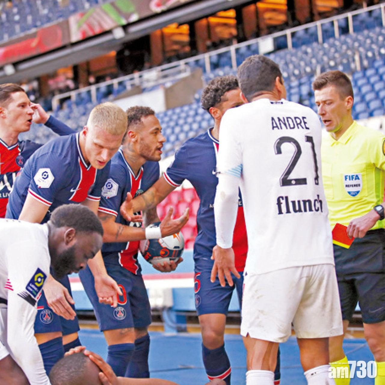 尼馬剛戰法甲被逐離場。