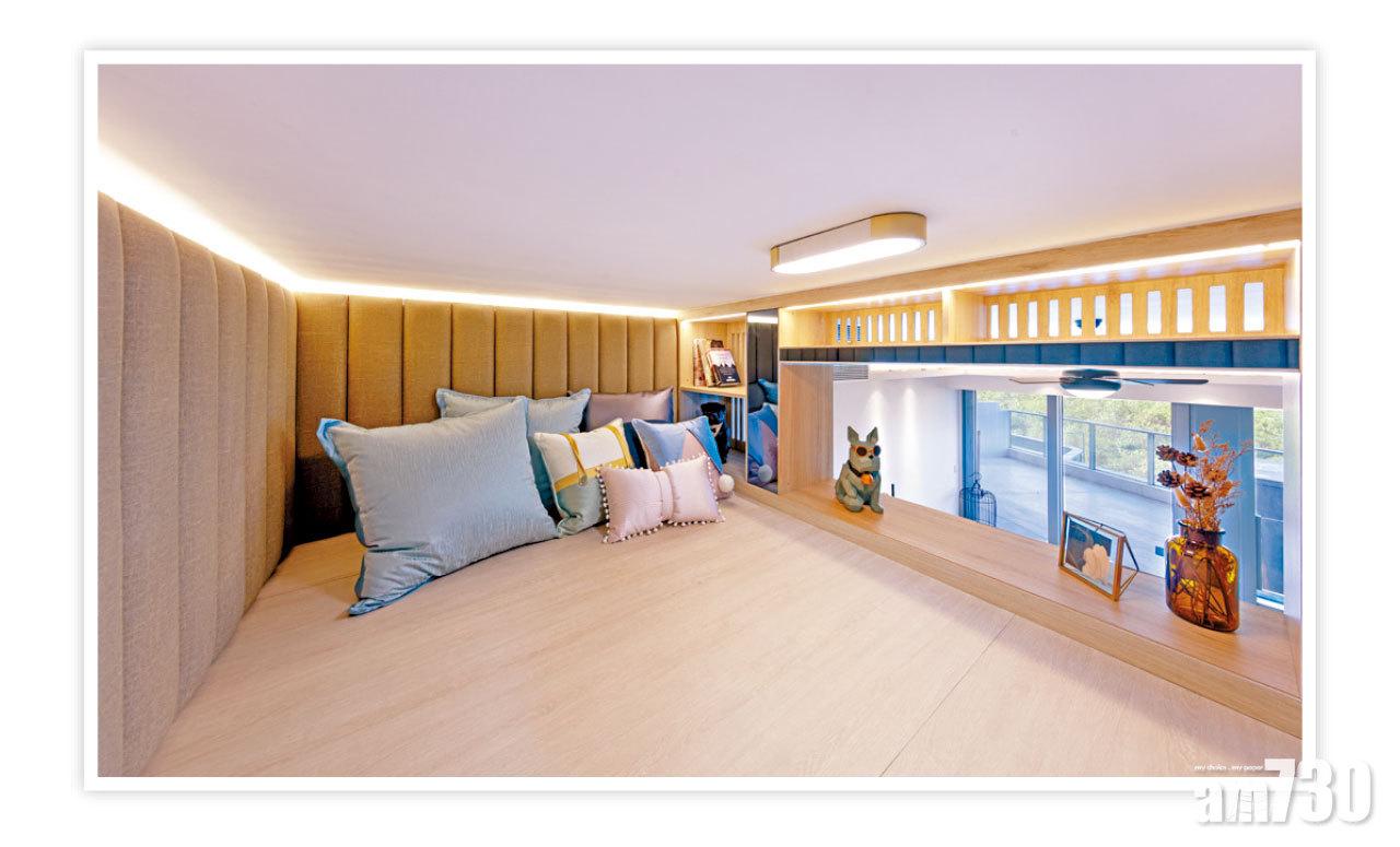 Malibu樓底有2.9米高,剛好有足夠位置加建閣樓。