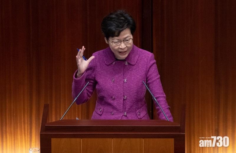 林鄭月娥指,新冠疫苗接種計劃展開以來,市民反應不算理想。(蘇文傑攝)