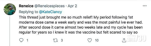 有人說自己經期多年來一向很準時,注射疫苗後卻變亂,所以相信與疫苗有關。(互聯網)