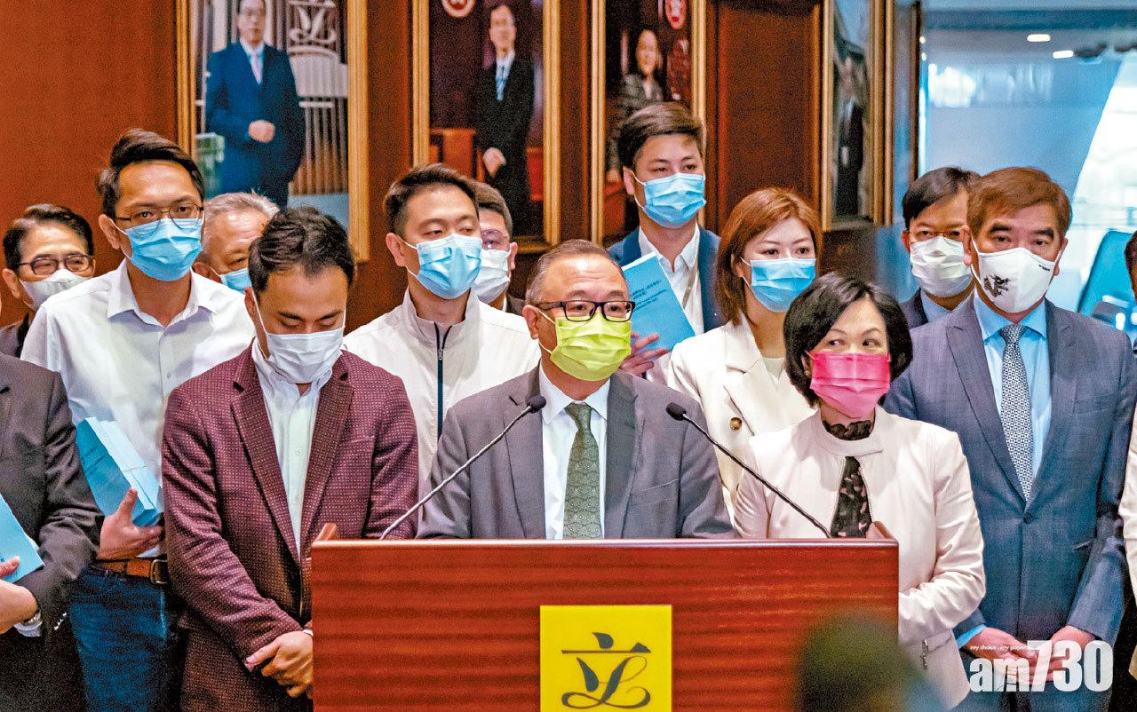 建制派表示全力配合審議修例工作。(莊振邦攝)