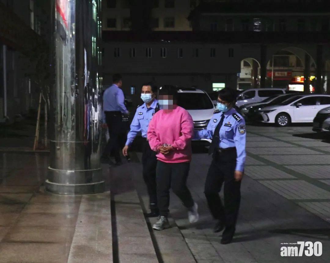涉案張女被捕。(互聯網)