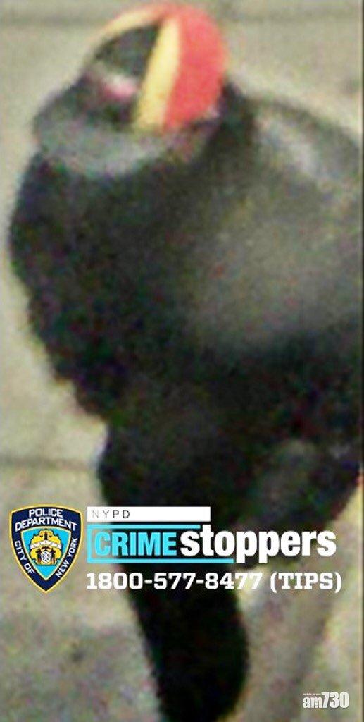 警方發放兇徒截圖。(互聯網)