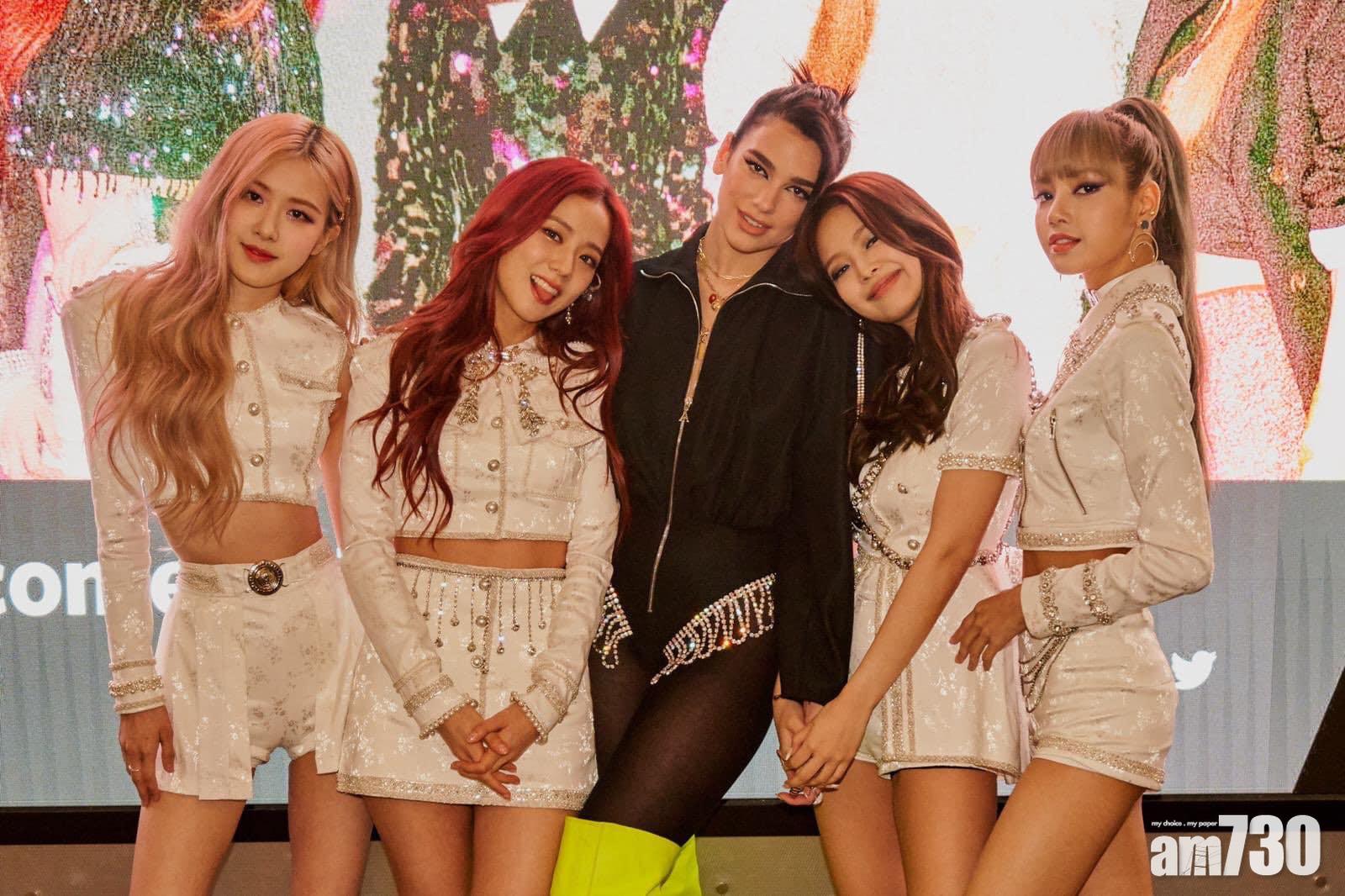 BLACKPINK與Dua Lipa關係友好,Dua Lipa獲「全英最佳女歌手」獎,BLACKPINK成員應該會私下祝賀對方。