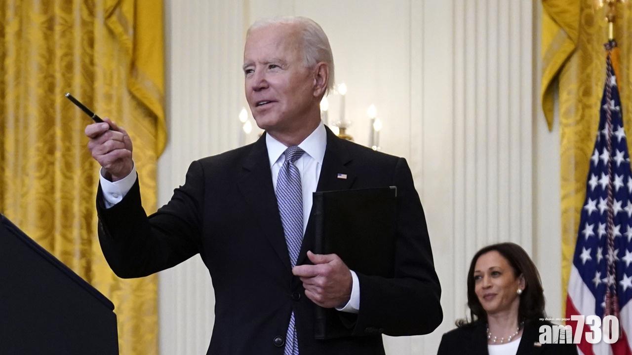 拜登:未來6周將向全球分享8000萬劑新冠肺炎疫苗。(資料圖片)