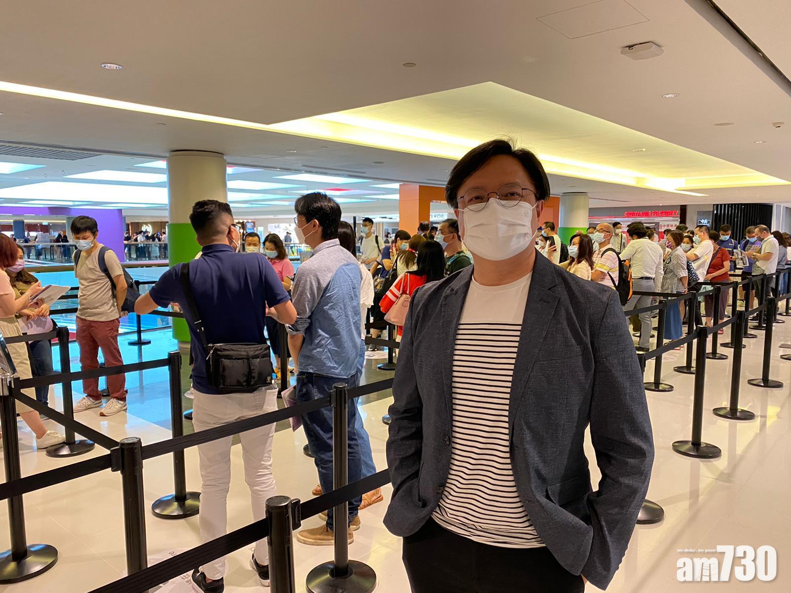 黃浩賢透露最快明日與港鐵方面商討加推柏傲莊III單位安排,預計下周末進行首輪銷售。