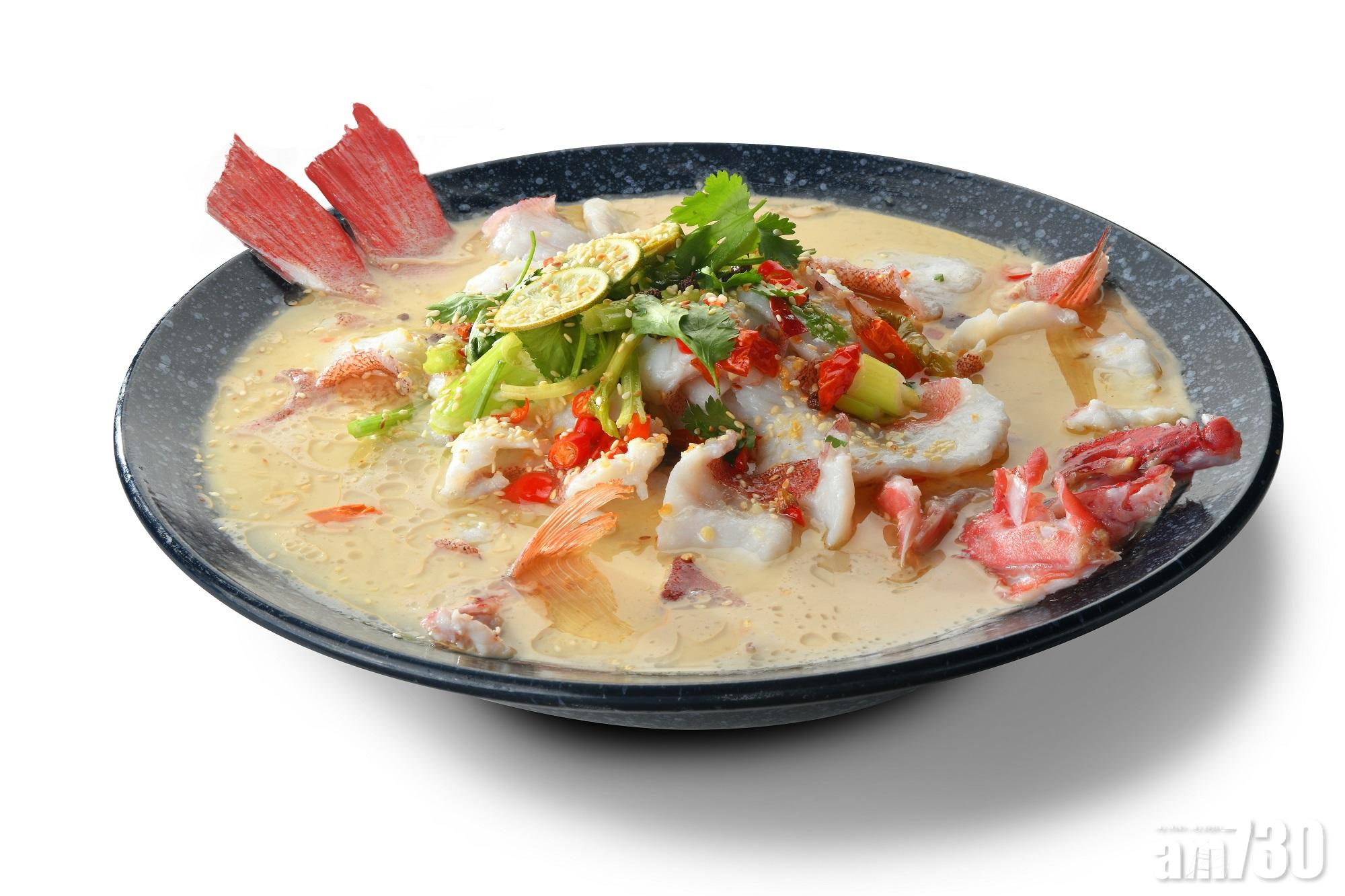 大中華飯店東星酸菜魚 $280