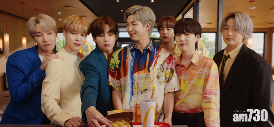 麥當勞推出BTS專屬套餐,不少fans更珍藏包裝盒、紙杯等物。