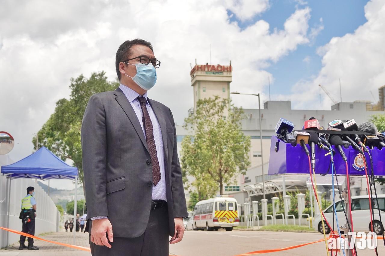 李桂華指《蘋果日報》涉刊文章籲外國制裁中國及香港。(莊振邦攝)