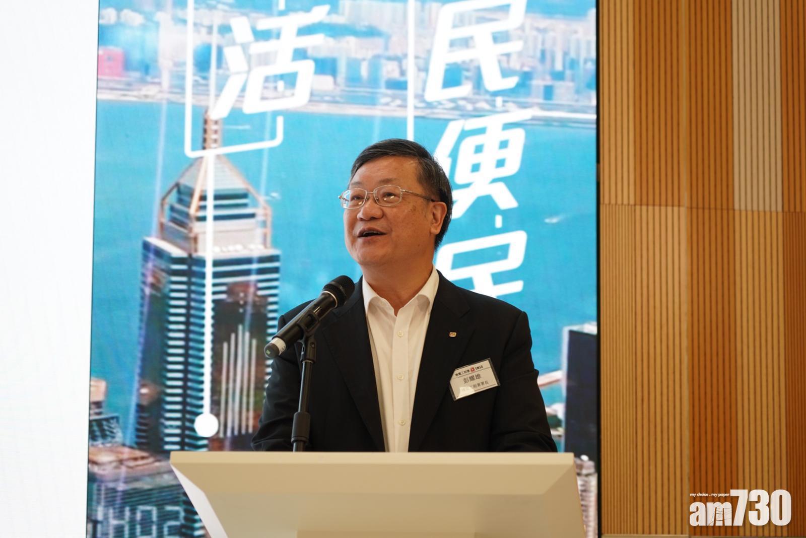 彭耀雄:已促成40項抗疫創科試驗 (何美澄攝)