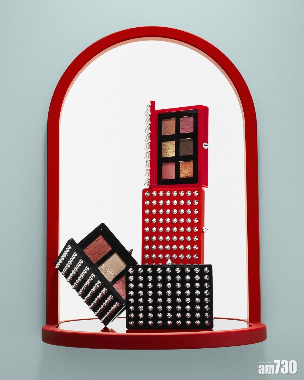 窩釘化妝盒 (經典紅或黑色) $610