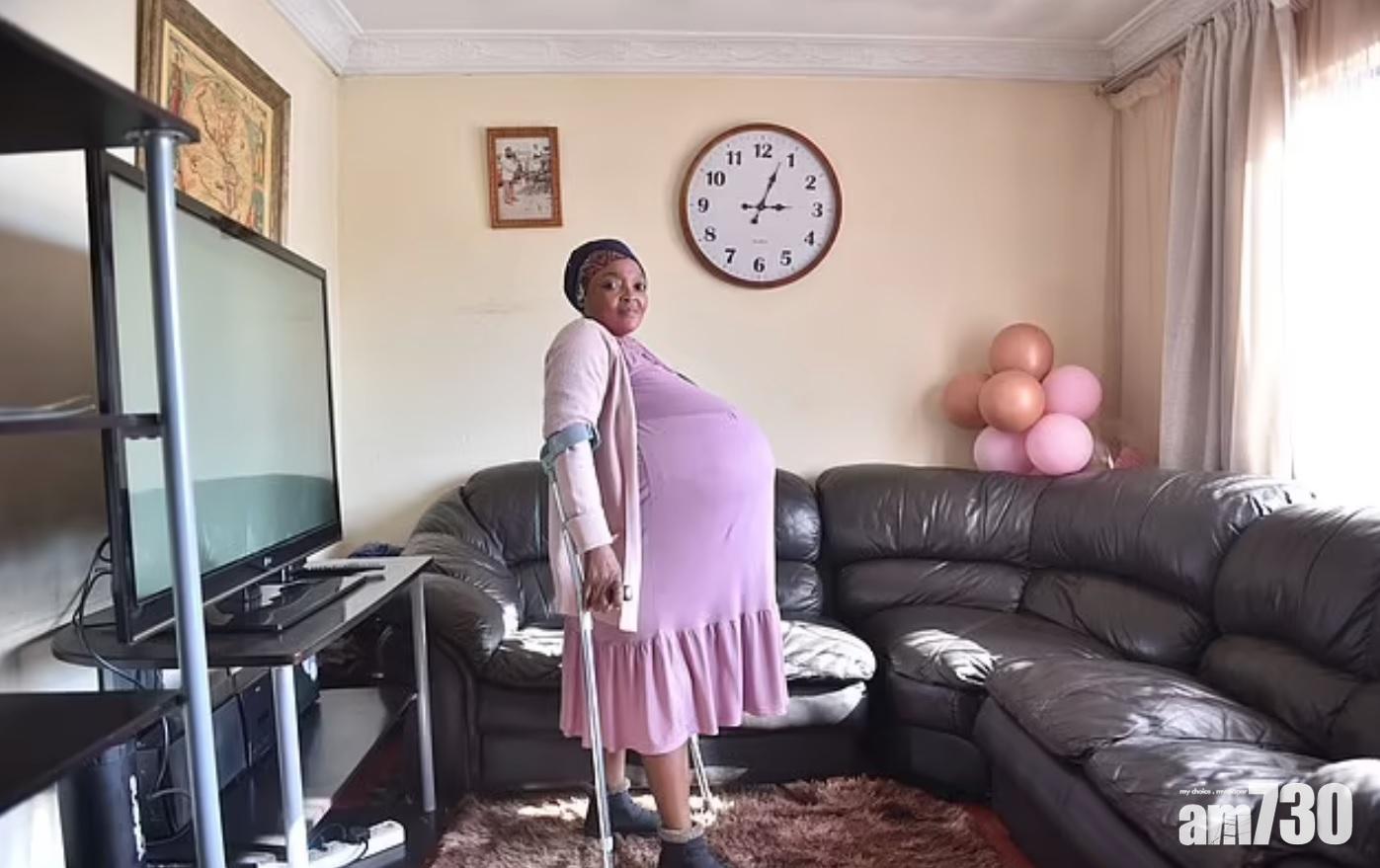 西索爾早前受訪,大談她懷多胞胎經歷。(互聯網)