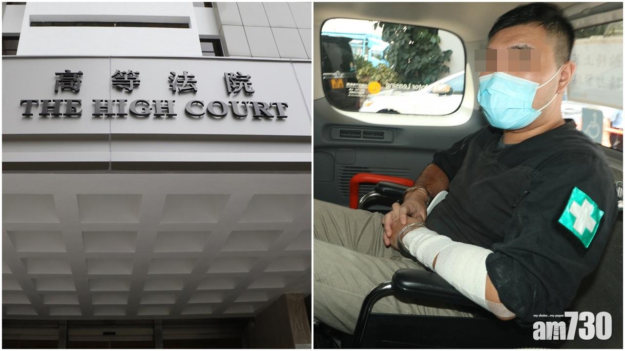 首宗涉嫌違反《港區國安法》的案件,被告唐英傑今早在高等法院接受審訊。(資料圖片)