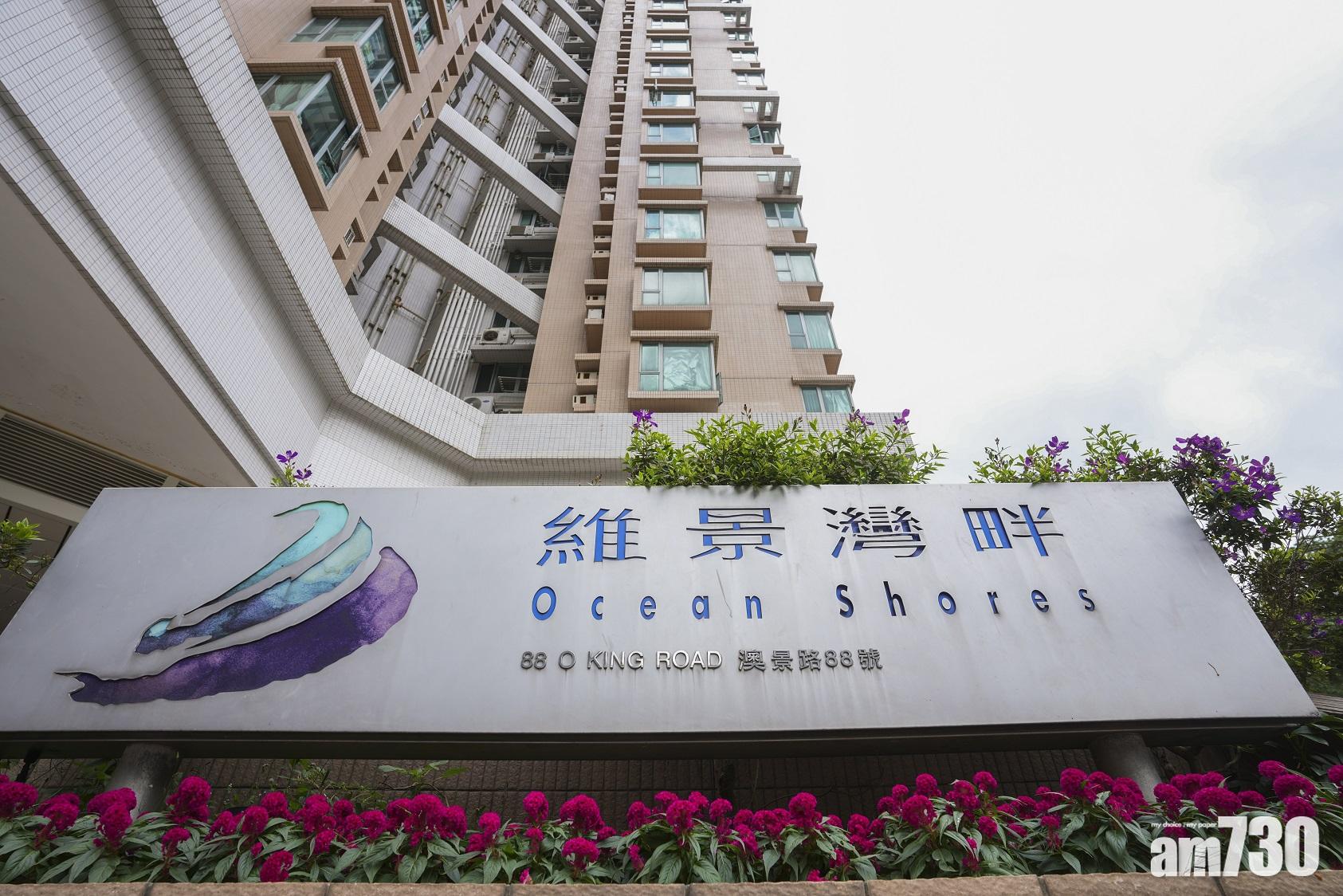 維景灣畔現約有261個放盤提供,同類單位最低入場價由870萬元起。(陳奕釗攝)