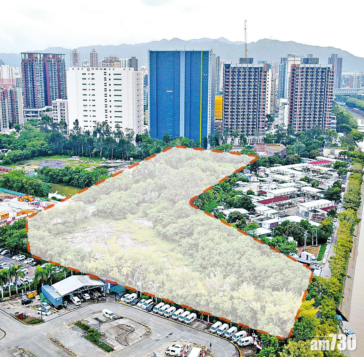 元朗流業街與涌業路交界