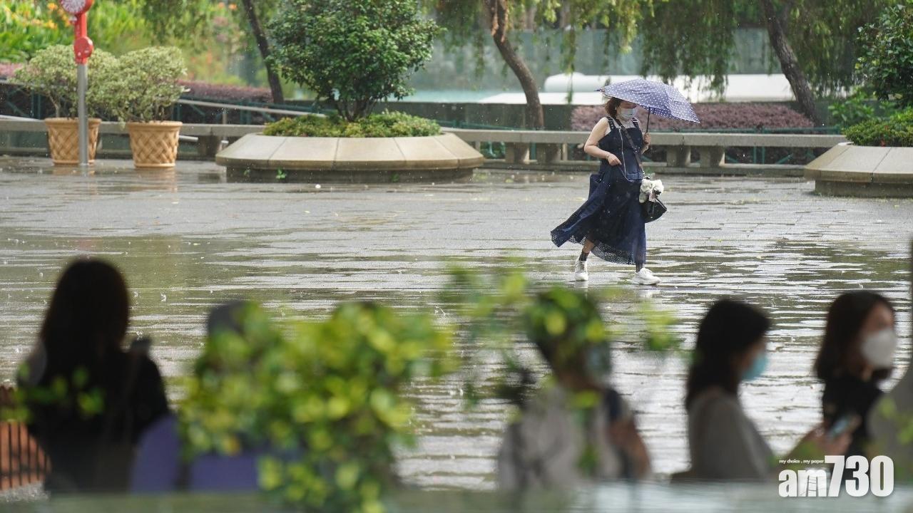 天文台指6月雨量較正常值高28%。(資料圖片)