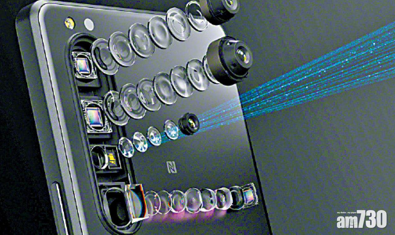 最下方可變焦遠攝鏡首創Dual-PD感測器。