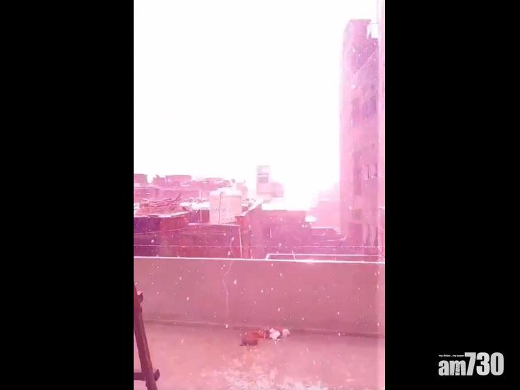 雷擊就像爆炸。(互聯網)