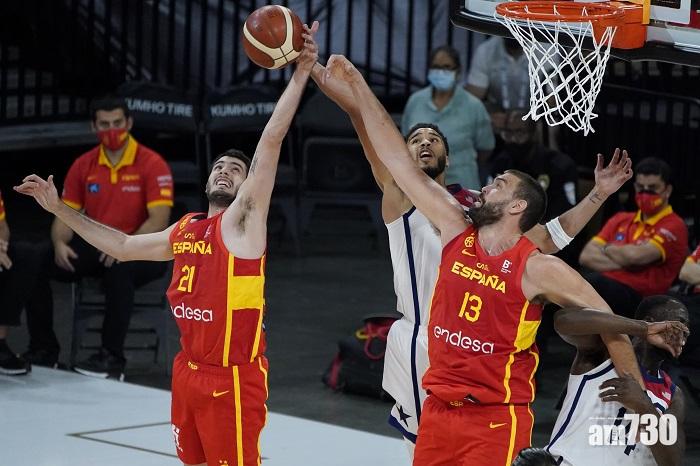 麥克加素(右)將代表西班牙爭取獎牌。(美聯社)