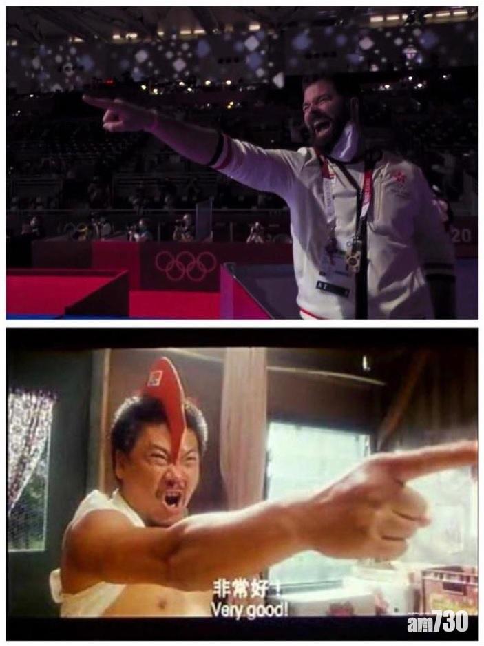 Gregory Koenig動作似足已故香港演星吳孟達《破壞之王》的「非常好」演出。