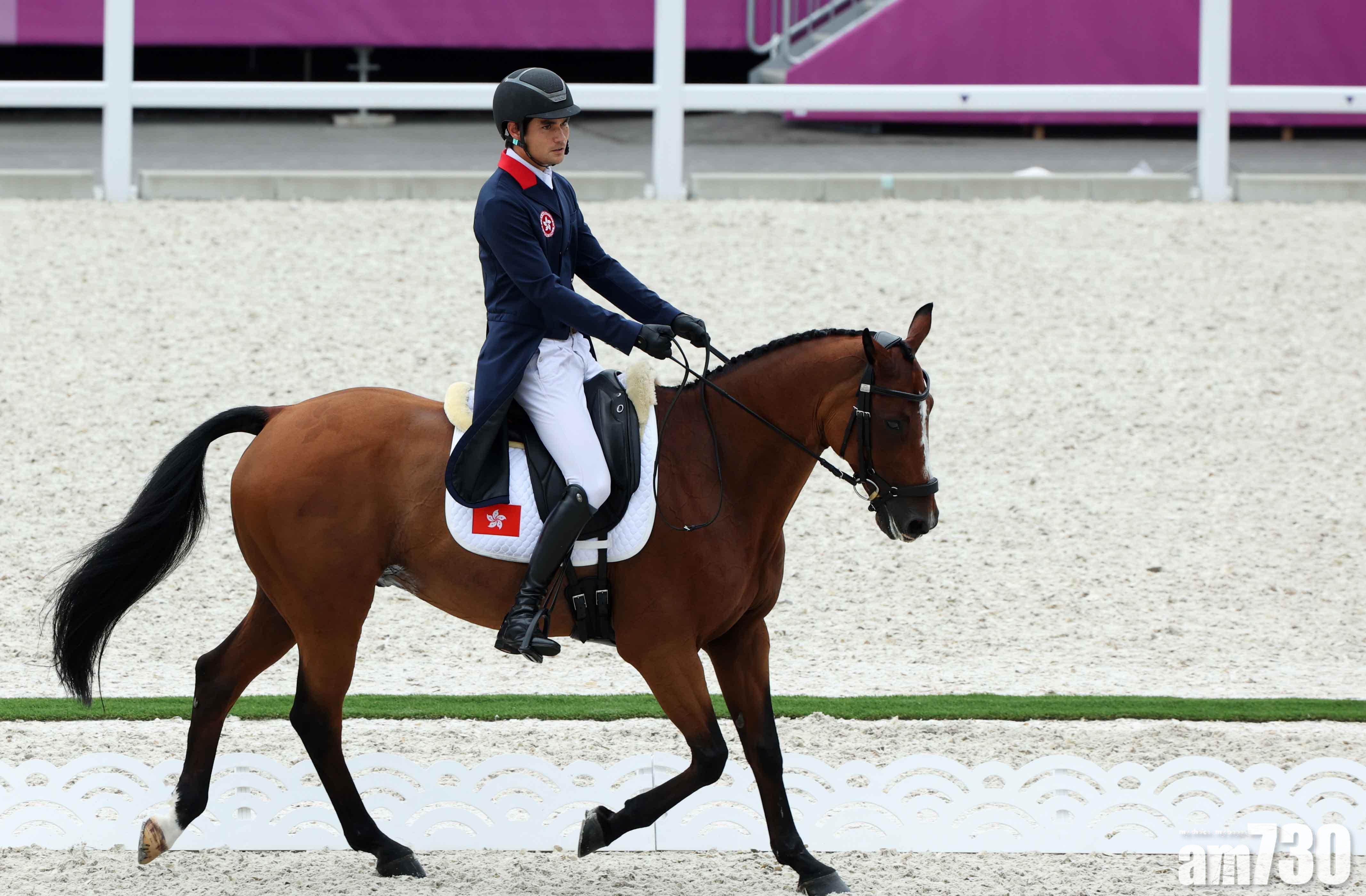 何誕華今日順利完成賽事。(路透社)