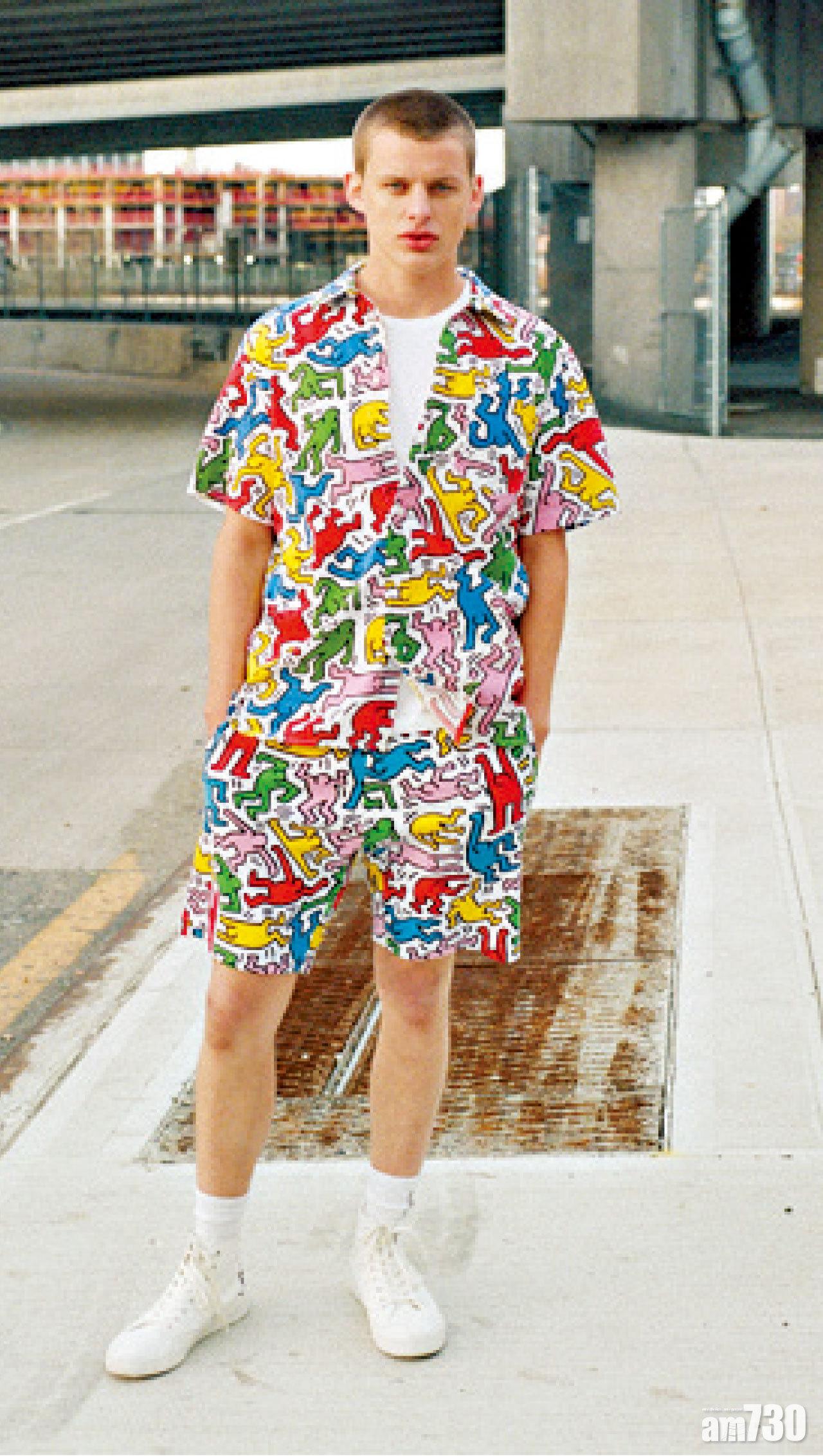 卡通圖案shirt $99.9、short pants $179