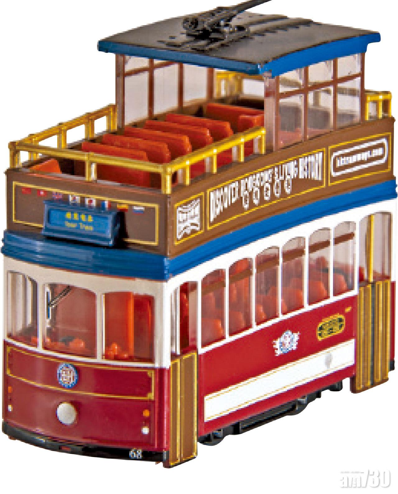 香港電車x 80M Q版「電車全景遊」。$120