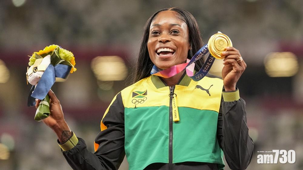 東京奧運雙金女飛人IG發得獎片遭刪片,國際奧委會指要保障獨家轉播權。(AP)