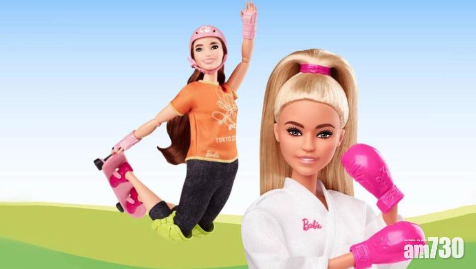 東奧特別版芭比以新增項目為造型。(互聯網)