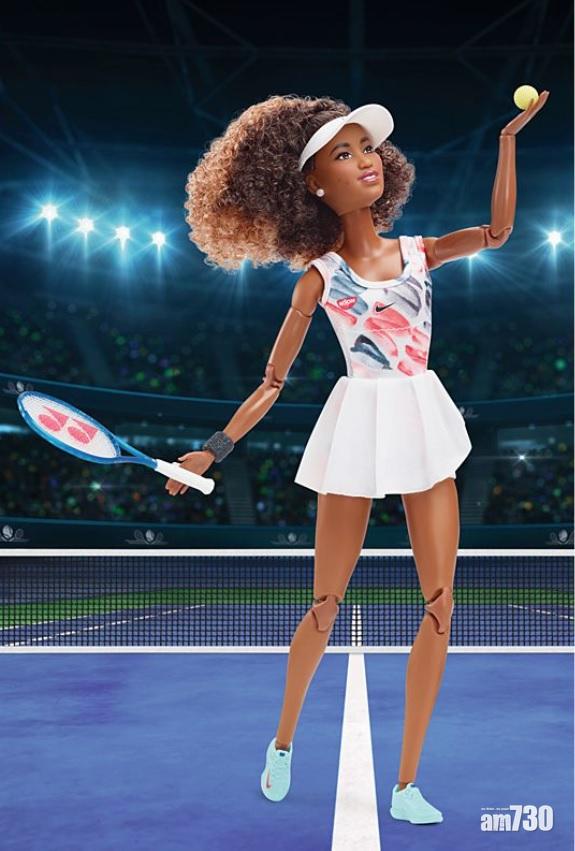 大坂直美版芭比。(互聯網)