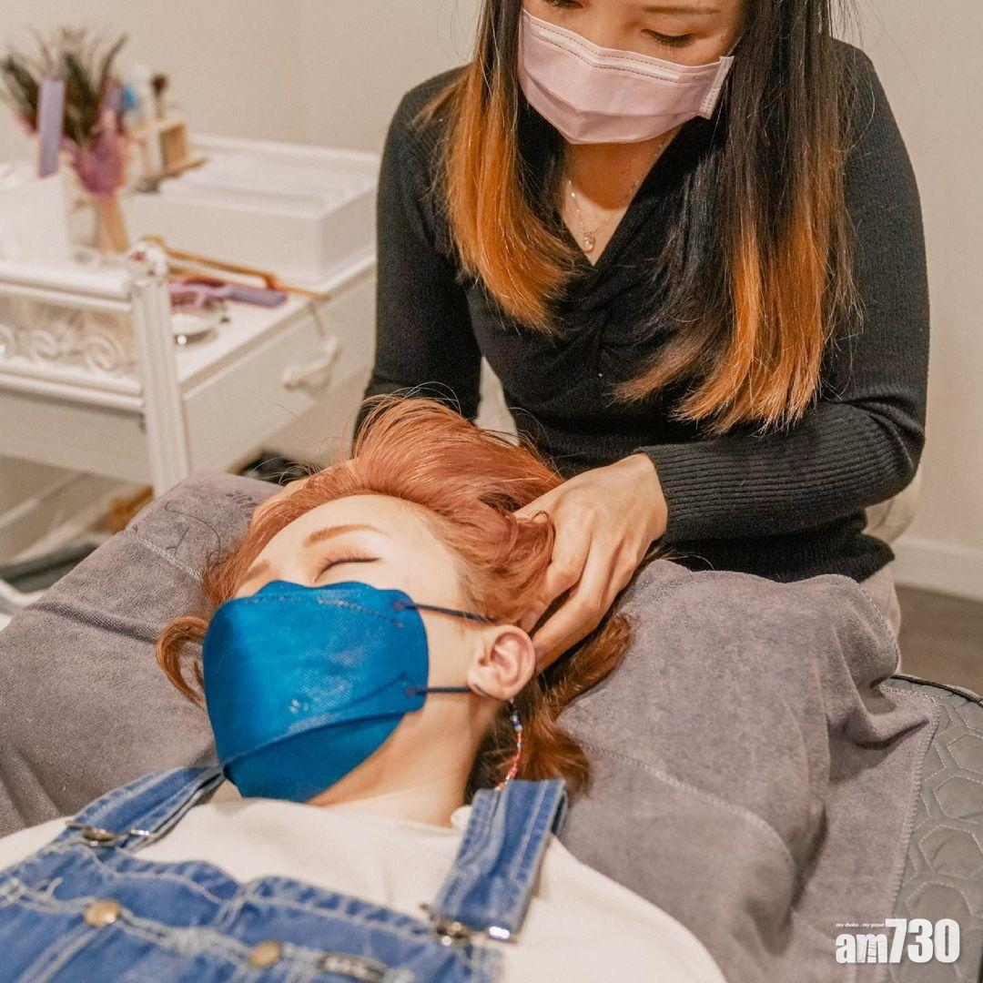 藝人譚杏藍亦曾到訪Nico Ears。(IG: hanatam)