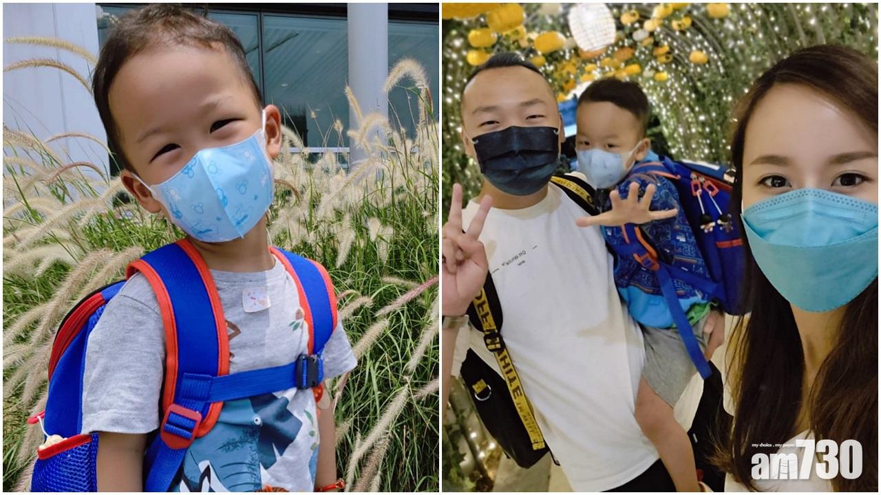 小鐵漢(左)患先天性心漏病,其外科醫生據報辭職移民,父母擔心兒子的病情出現變數。(網上圖片)