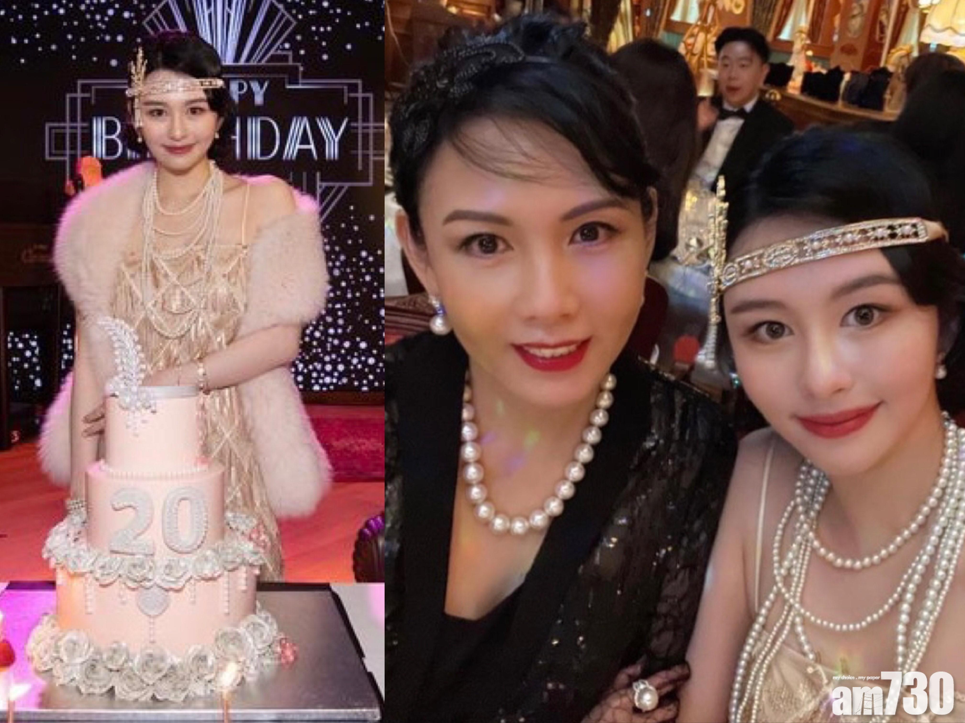 沈月與媽咪邱淑貞合照,網民激讚:「似兩姊妹多過似兩母女」。(沈月@IG圖)