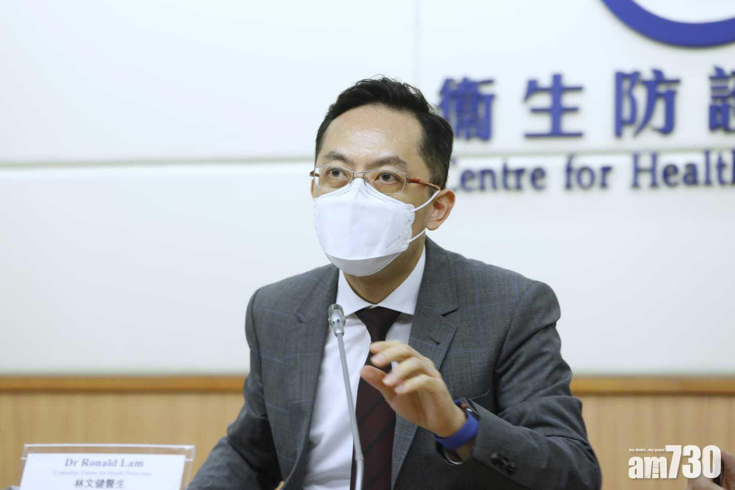 林文健稱近日赤柱外傭確診個案仍在調查。(林俊源攝)