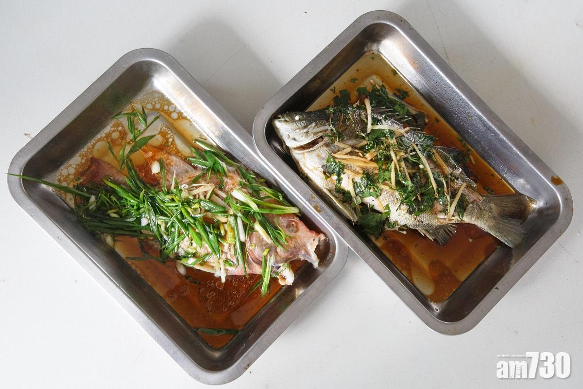 本地優質珍珠鱲(圖左)及寶石魚(圖右),肉質彈牙,魚味鮮甜!