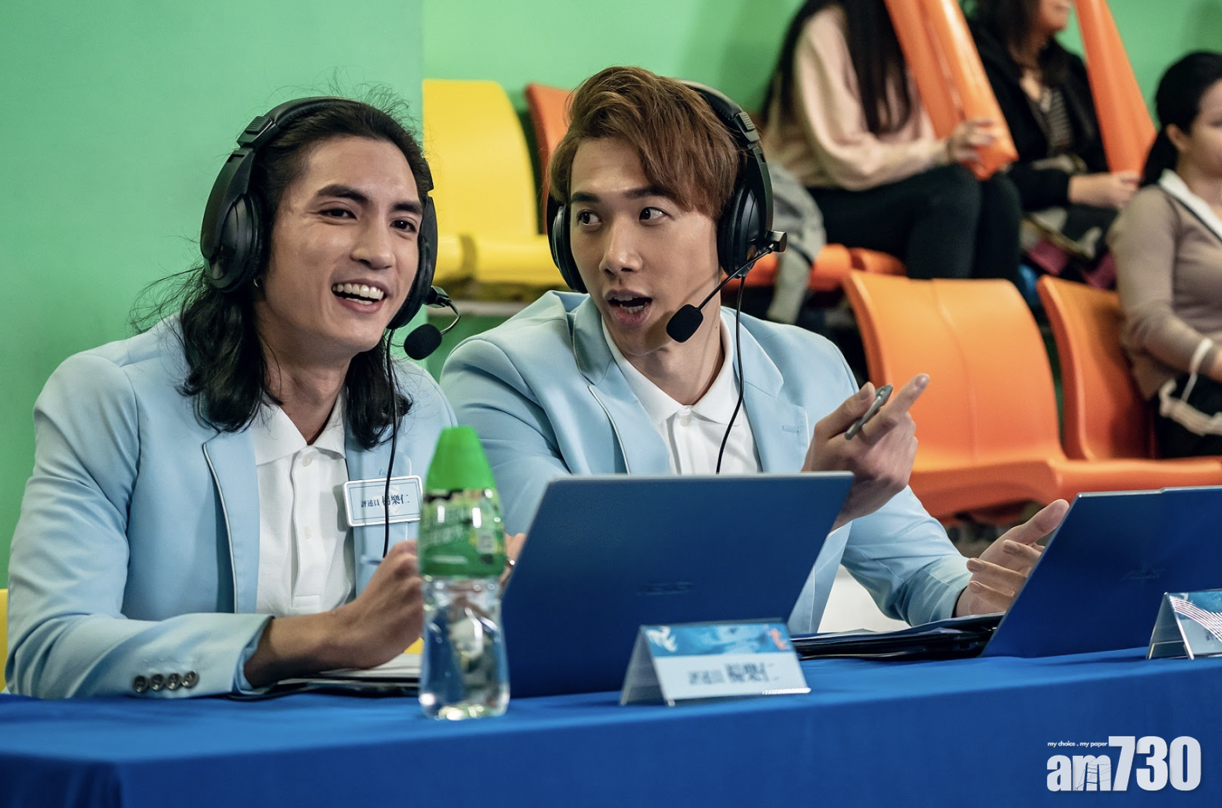 與Lokman演出《男排女將》。