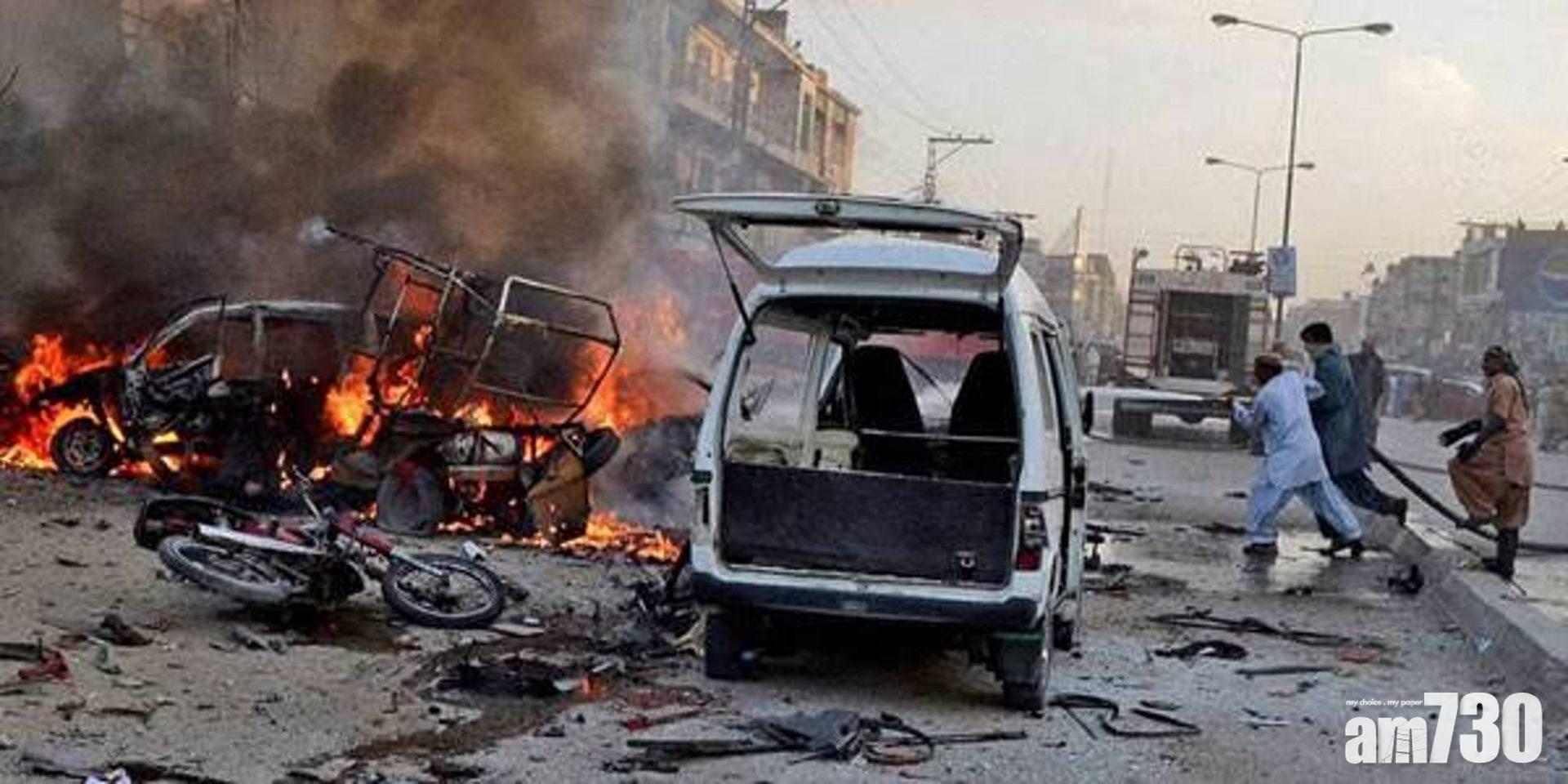 巴基斯坦自殺式炸彈襲擊 2死3傷包括中國公民 (Twitter)