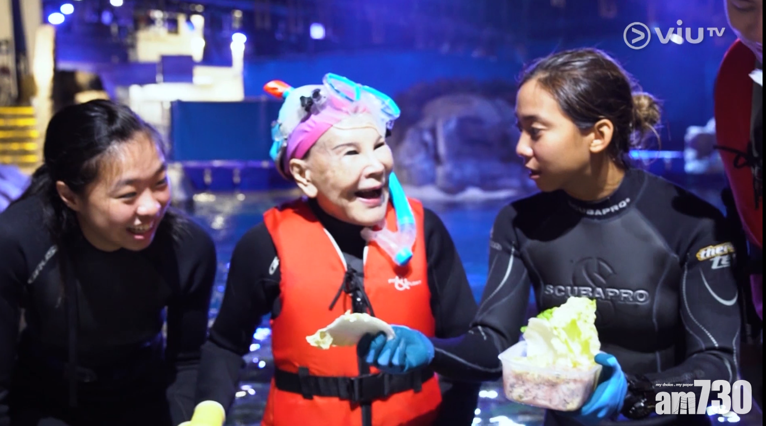 夏蕙姨玩得非常開心。