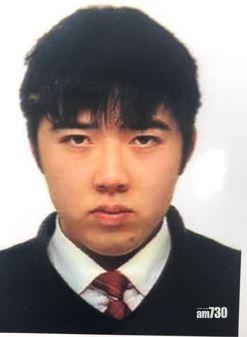 日本警方公布通緝的花森弘卓相片。(互聯網)