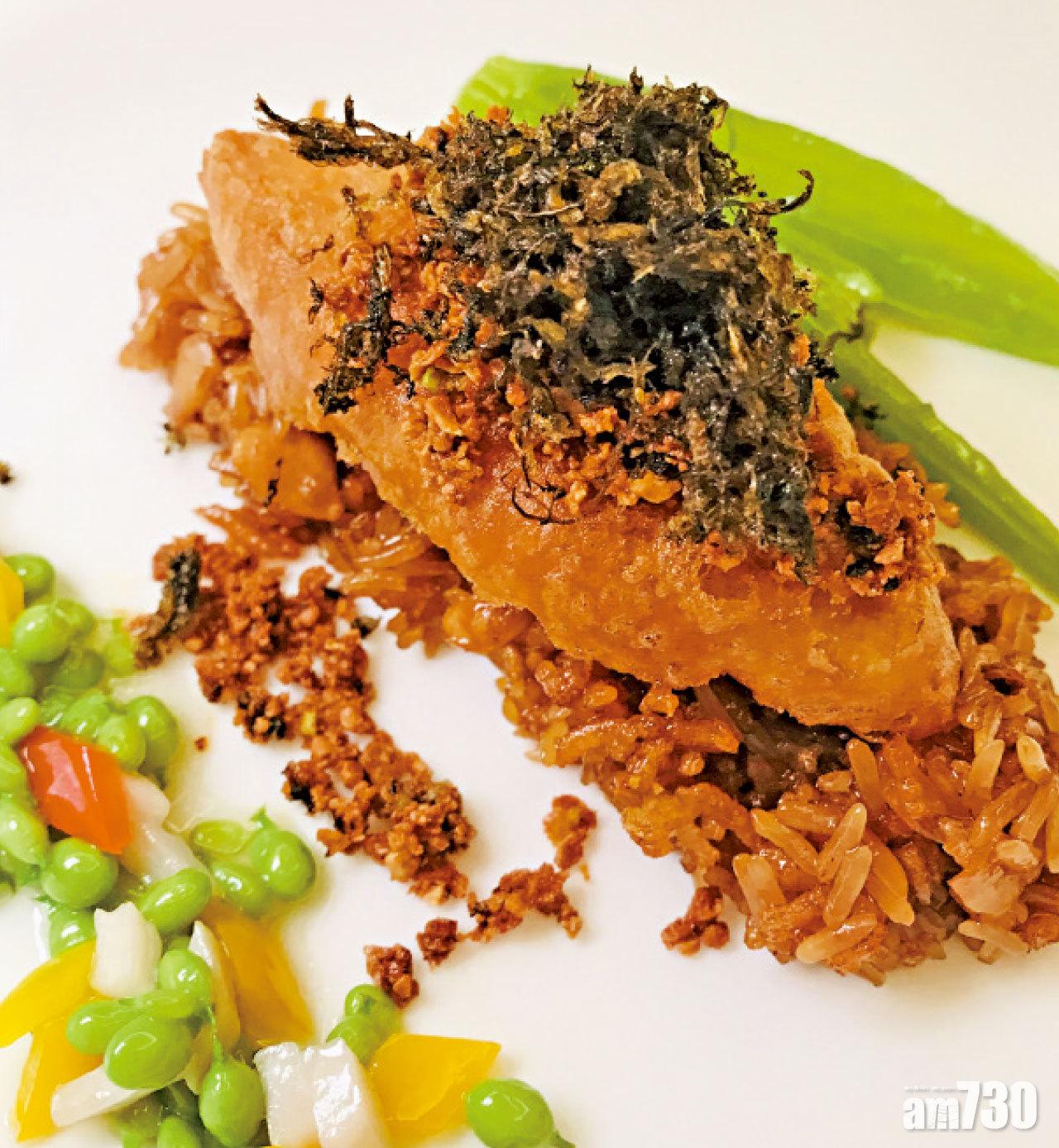 欖菜豆酥脆新魚柳‧
新豬肉鴛鴦脆米