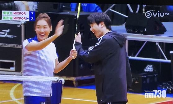 兩人頻頻得分。(電視截圖)