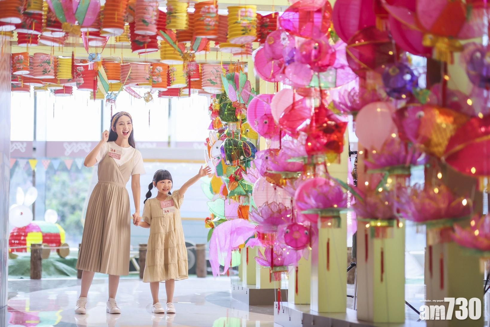 恆香‧YM2中秋綵燈會打卡位一:500個傳統綵燈打造燈籠隧道