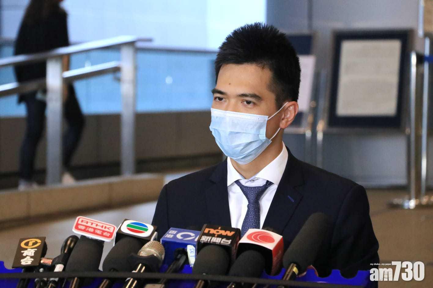 港島總區刑事部署理警司謝子坤相信,疑犯犯案行為沒有針對《國安法》指定法官。(林俊源攝)
