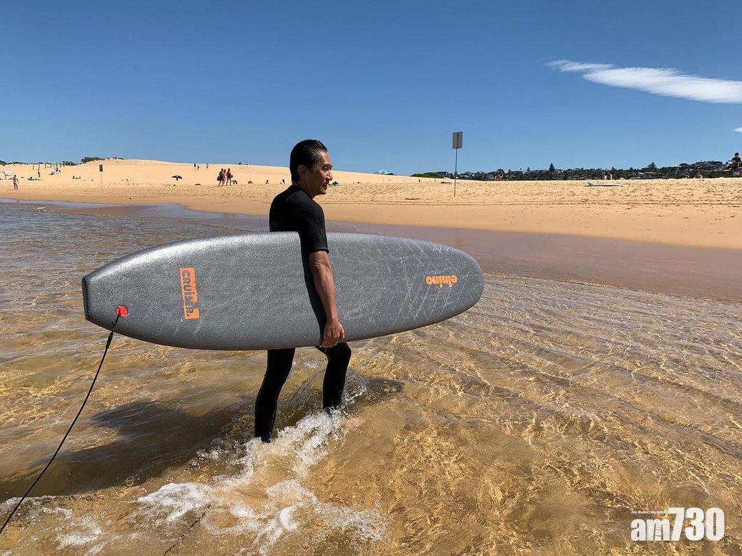 梁朝偉很愛水上活動。