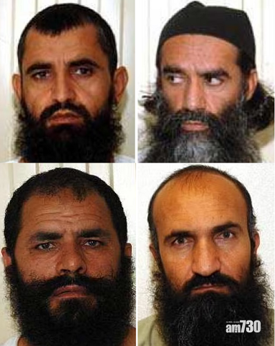 看守內閣4名高層瓦西克(左上)、努里(右上)、法茲勒(左下)和哈伊里哈(右下)曾關押在囚禁恐怖分子的關塔那摩監獄。(互聯網)