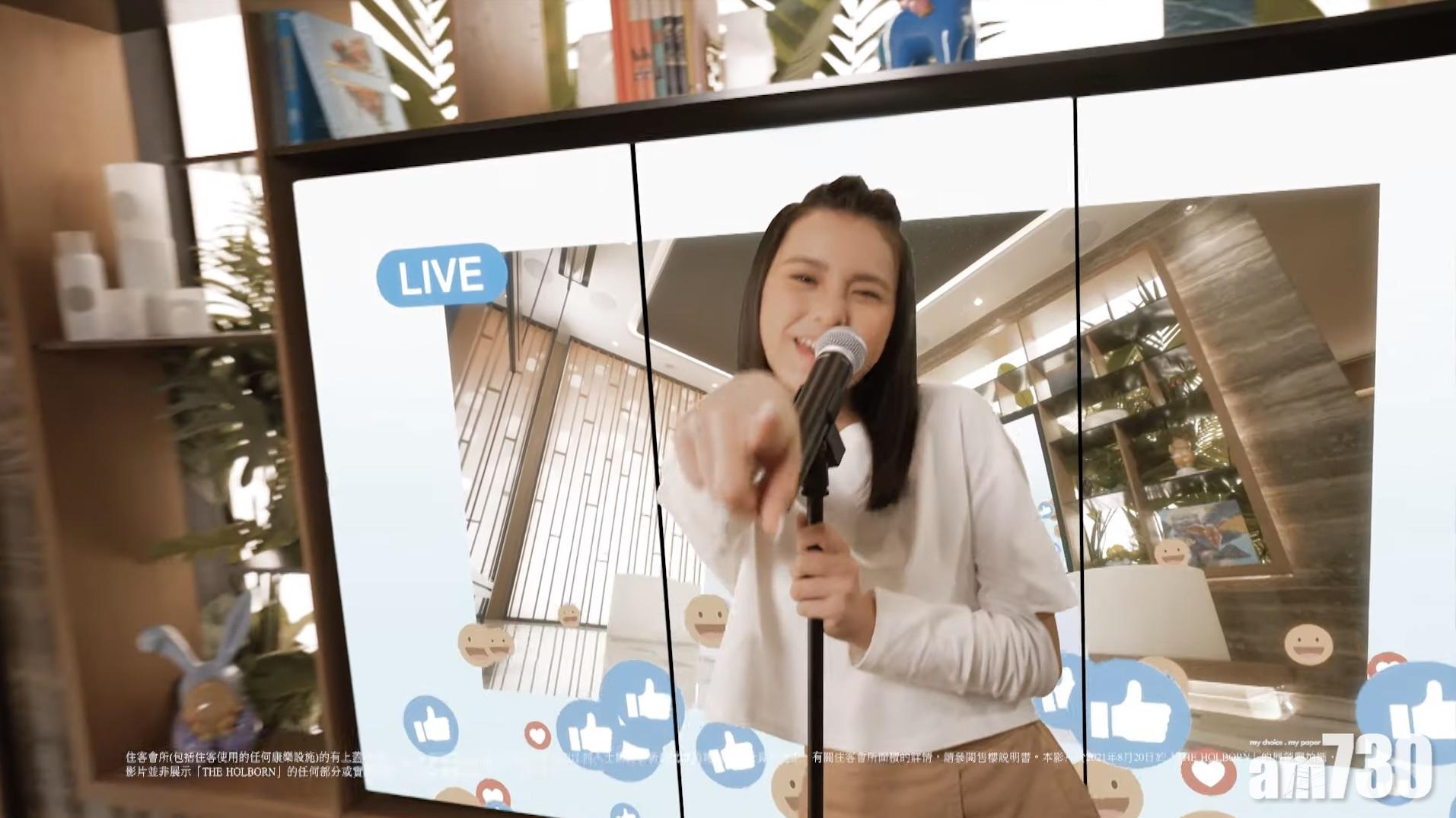 韓家輝稱,CHANTEL年紀輕輕,才華洋溢,故特意邀請她為THE HOLBORN拍攝宣傳短片,以甜美聲線帶出項目的獨特之處。