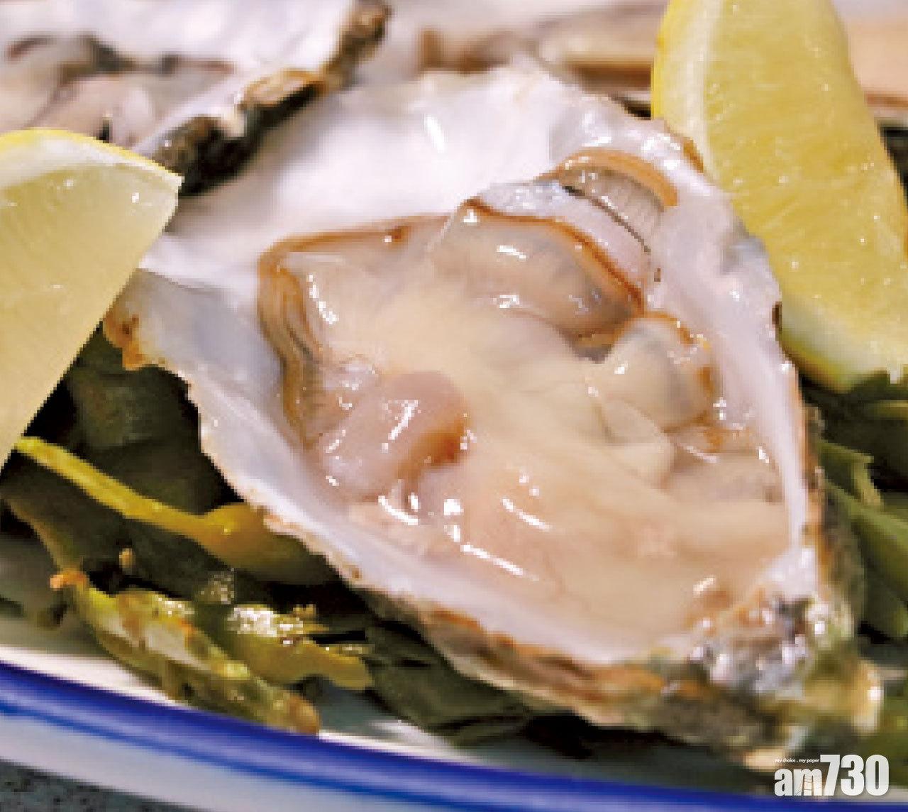 招牌生蠔,有來自法國吉拉多no.2及克勒斯荷蘭生蠔(圖,小型$38 /隻、中型$48 /隻)。