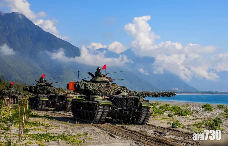 M60A坦克在花蓮沿岸反擊敵軍。(互聯網)
