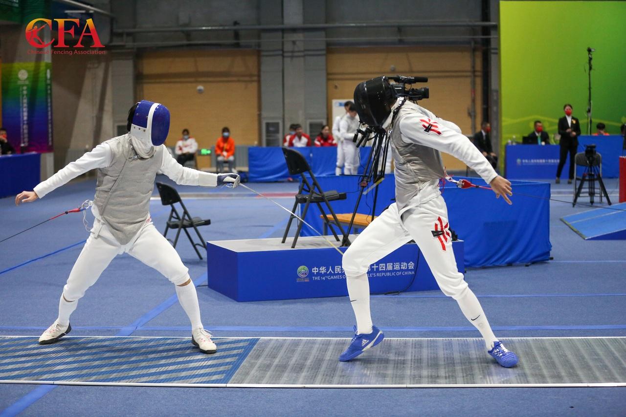 男隊在半準決賽擊敗上海晉級。(中國擊劍協會圖片)